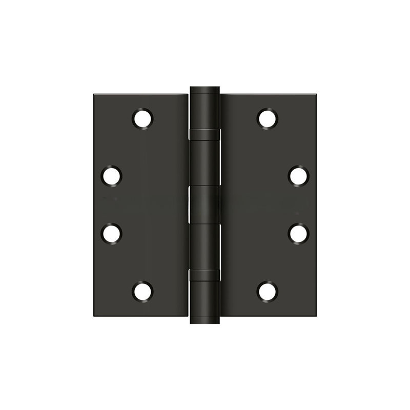 102'' x 102'' Steel Butt Bearing Hinge, Oil-Rubber Bronze