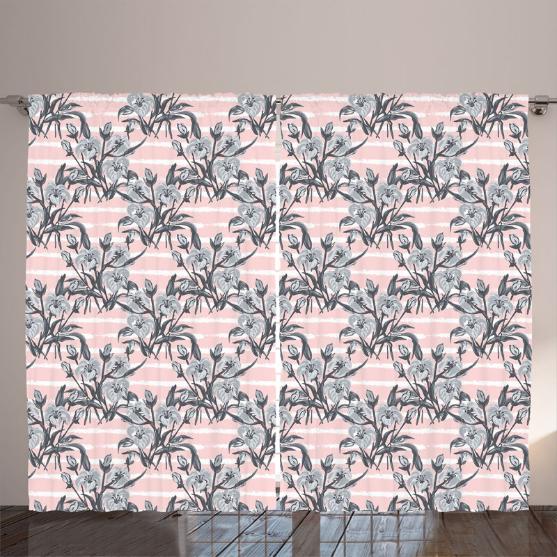 Semi Sheer Curtain Pair