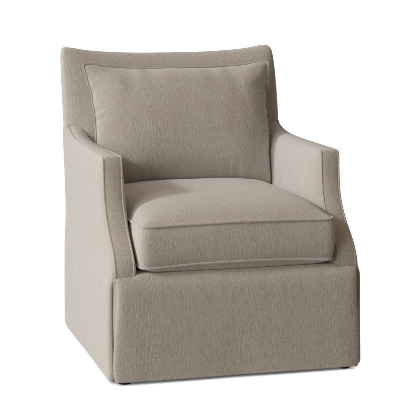 Holly Upholstered Armchair, Linen (3156 72), Swivel Glider