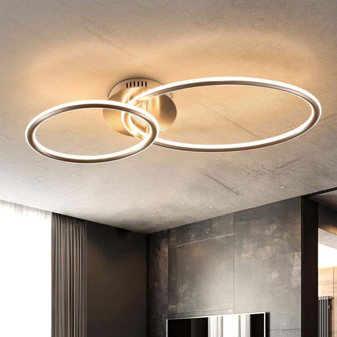 LED Deckenleuchte 1-flammig 3000K Warmweiß Oval Design Barnebas