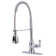 Kree Signature Single Handle Centerset Bar Faucet with Pull Down Spout