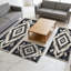 Tapis de cuisine 20 po x 32 po + 20 po x 48 po + 20 po x 59 po Tapis de cuisine à motif abstrait antidérapant 3 pièces