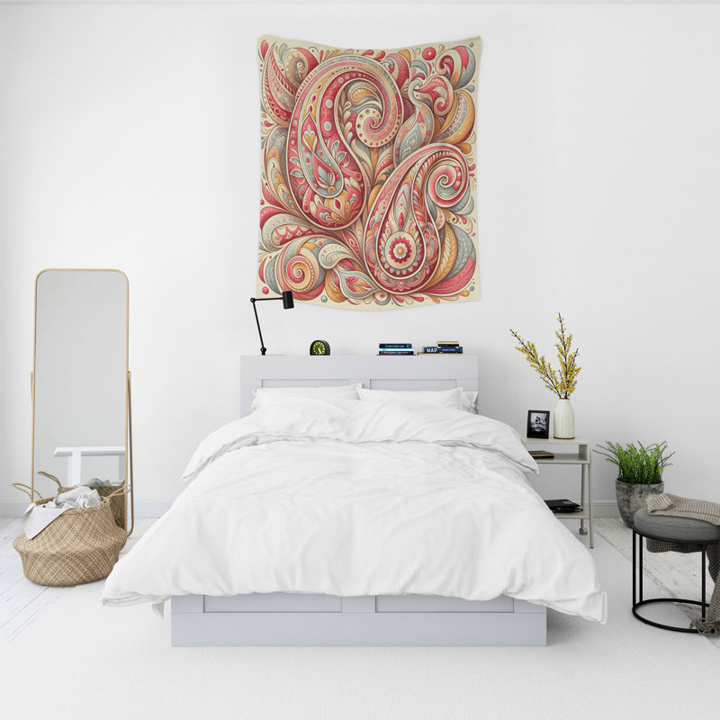 Tapisserie murale, H 88 po x l 104 po x P 1,2 po
