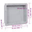 Pearcy Plastic / Acrylic Recessed Bathroom Shelves-504935137