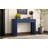 Entryway Table With Fluted Design, Modern Console Table With Storage, Oval Top And 2 Drawers For Entryway And Living Room-779183079