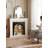 French cream-style white fireplace decorative cabinet-395871395
