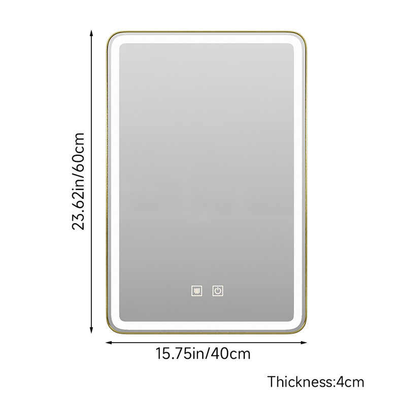 Aluminium Rectangle Mirror