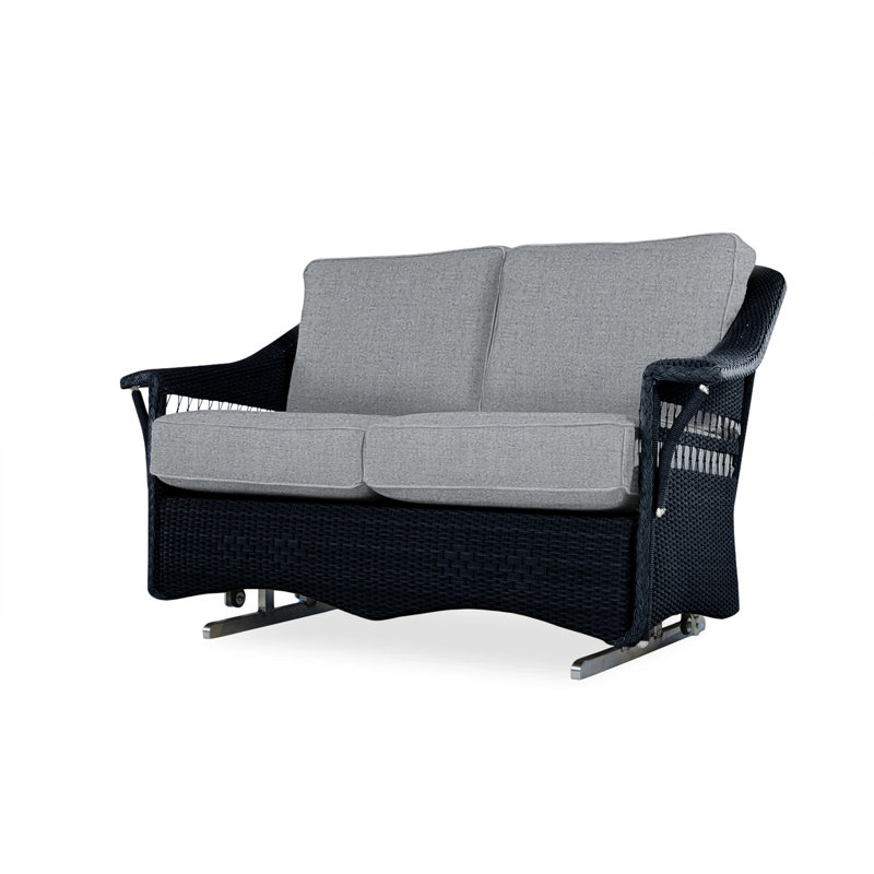 Nantucket Outdoor 2 - Seat Loveseat, Sailcloth Sailor, Ebony