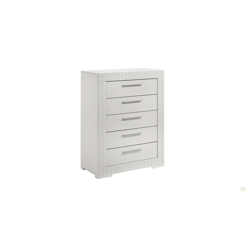 Commode 5 tiroirs en bois