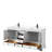 Deborah 72'' Double Bathroom Vanity with Marble Top-51712423-80205272-51712422