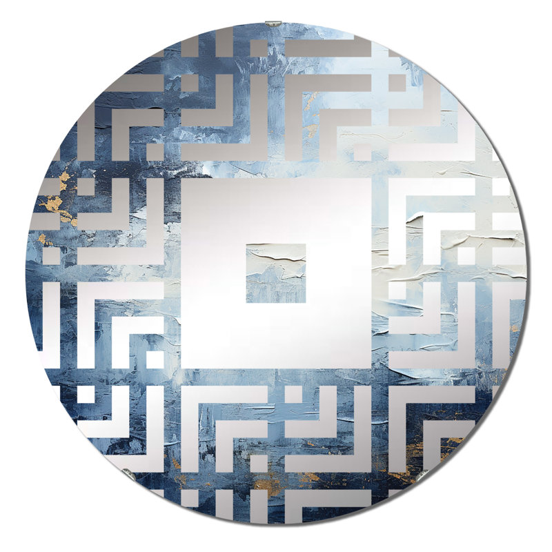 Melusina - Miroir mural carré, 23,6 po x 23,6 po