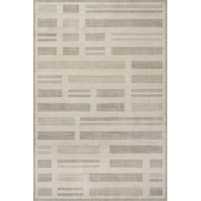 Isyra Striped Washable Area Rug