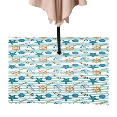 At Sea Stripe Water Repellent Tablecloth