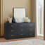 Commode moderne à 9 tiroirs pour la chambre à coucher - Vaste commode de rangement, robuste et sécuritaire