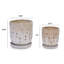 Ensemble de 2 pots de fleurs en céramique avec trou de drainage, pot à fleurs moderne de 8 po pour patio, jardin, rebord de fenêtre-824985877