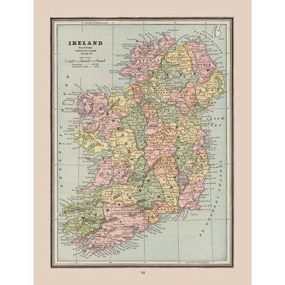 " Ireland - 1888 " by Cram