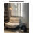 Italian Minimalist Glass and Wrought Iron Floor Lamp-507792060