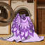 Tapis mauve tissé à la machine-68160785