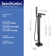 Floor Tub Filler with Diverter