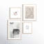 Capullo Wood Picture Frame - Set of 4 with Mat-69944844