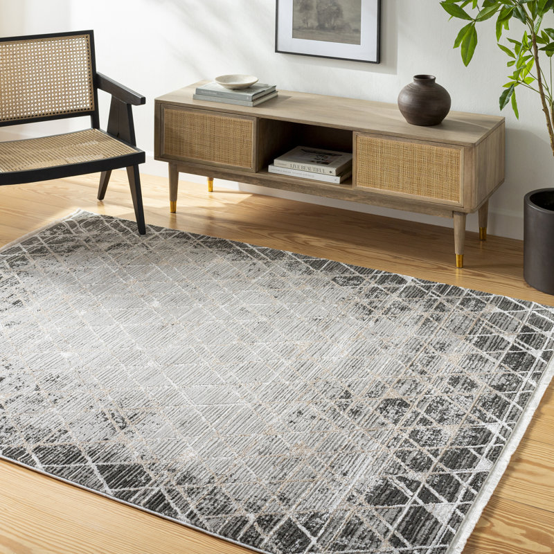 Geometric Indoor Rug, Rectangle 9'2" x 12'