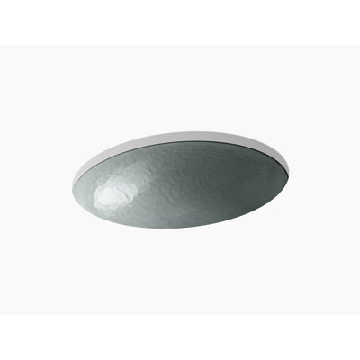 Kohler Whist, Artist Editions Oval Glass Undermount Bathroom Sink
