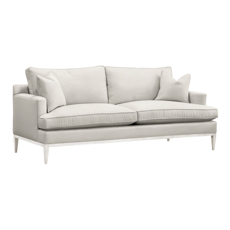Camilla 88.5" Sofa, Nadia Parchment, Casa Blanca