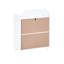 3 Drawer Chest Shantel 79 cm White
