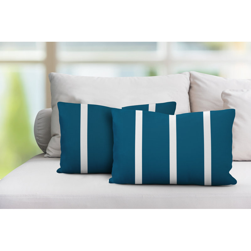 Coussin intérieur / extérieur Tripo, Turquoise