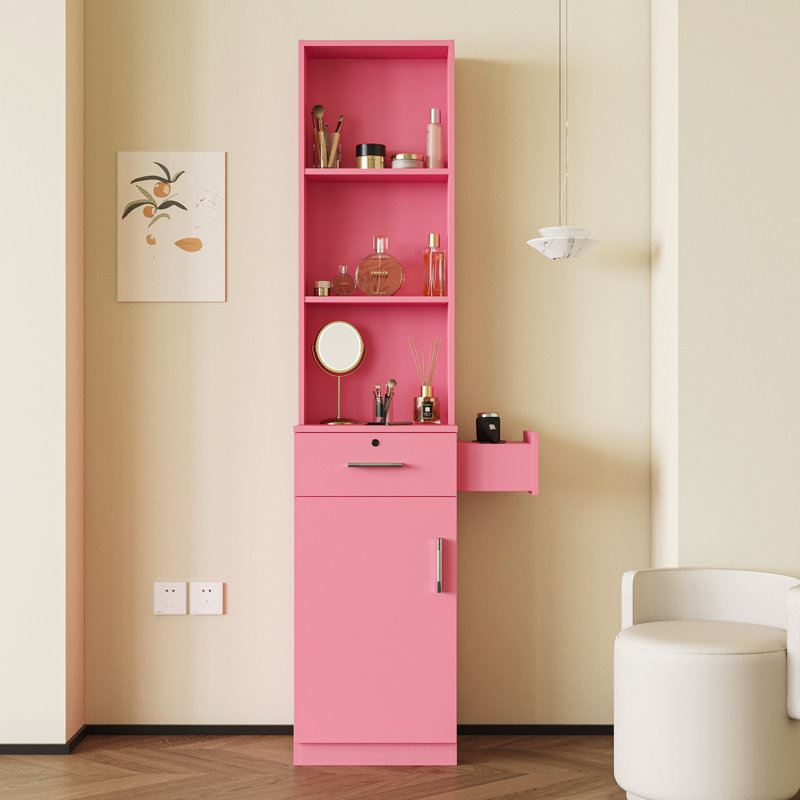 Bureau à cheveux moderne et simple, Rose