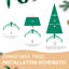 Arbre de Noël avec 1375 pointes et 400 lumières DEL blanc chaud en PVC + branches mixtes en PE, structure à charnières pour une installation facile, support en métal pour un soutien solide, décoration luxueuse des Fêtes-779023276