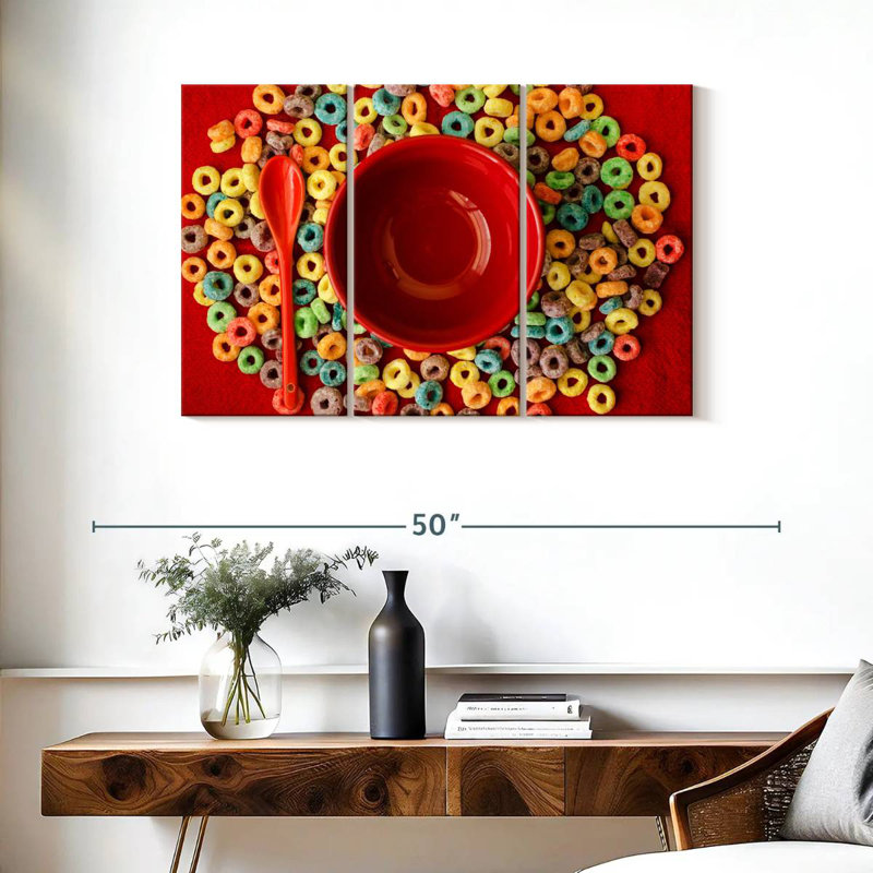 Yarlin Fruit Cereal Loops, 24" H x 38" W