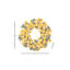 Couronne en mousse citron 28 po