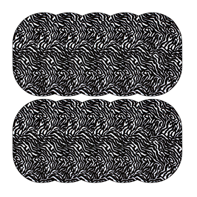 Ensemble de tapis en nylon touffeté Berganzo, Ovale 1 pi 5 po x 2 pi 2 po