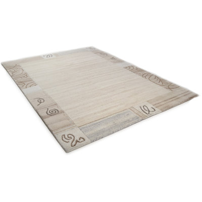 Roseboom Rectangle Wool Hand Woven Area Rug