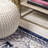 Nisbet Cottage Medallion Ivory/Navy Rug-122840924