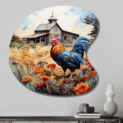 Tuttle - Barn Drop Shape Asymmetric Metal Wall Art