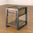 Crysta Solid Wood Top End Table with Storage