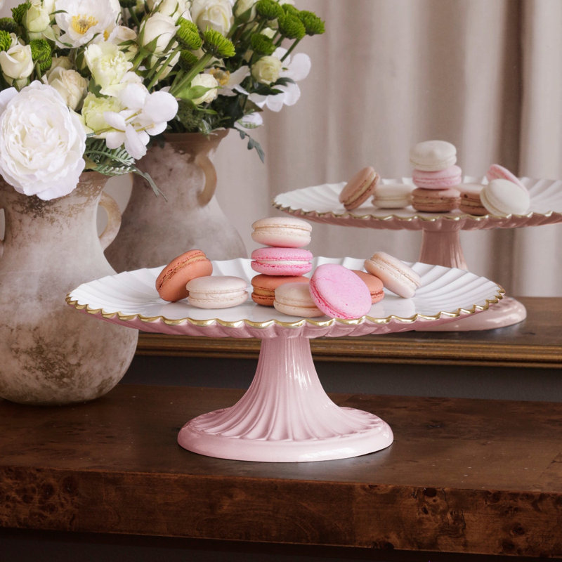 Assiette à gâteau sur pied Encanto Vienna