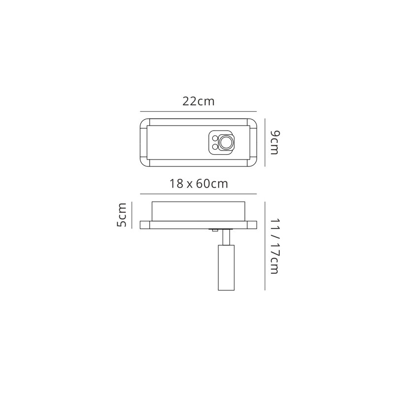 Tyrion 2-Light LED Wall Spotlight, White