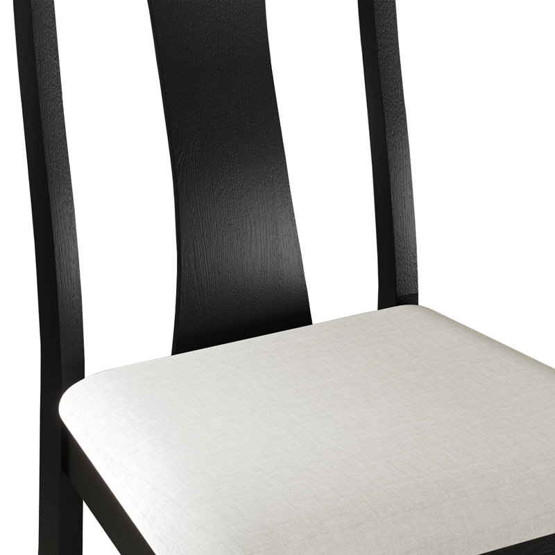 Ocossio 4 - Person Four Leg Dining Set, Black