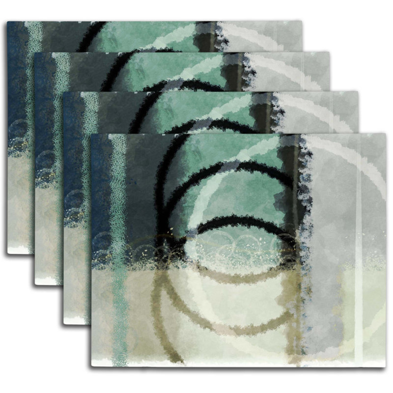 Napperon abstrait en polyester