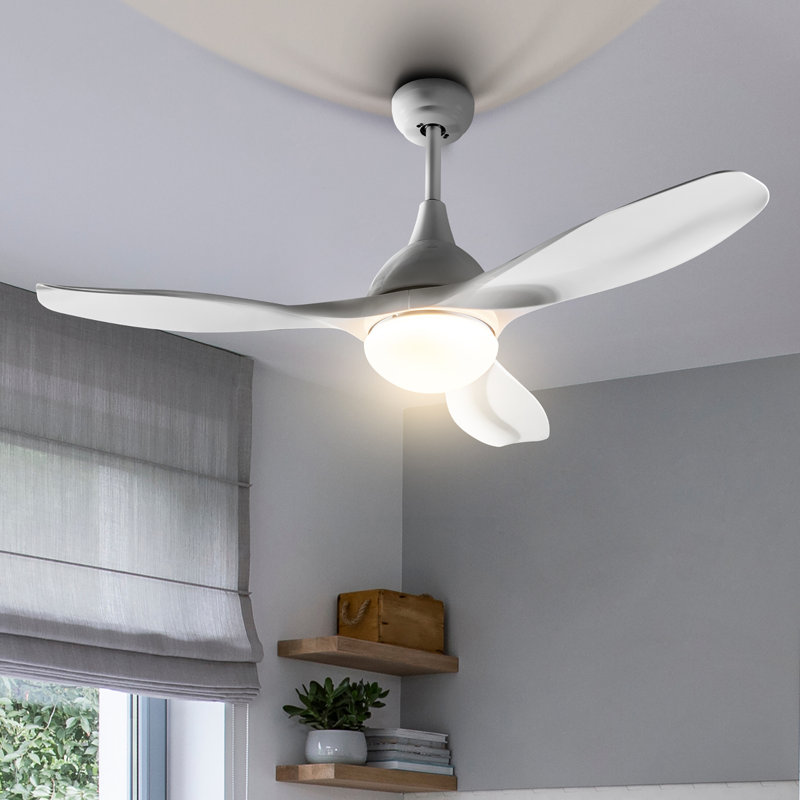 Conklin 48'' Ceiling Fan with LED Lights, White