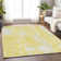 Premium Machine Washable Prisco Yellow Rug