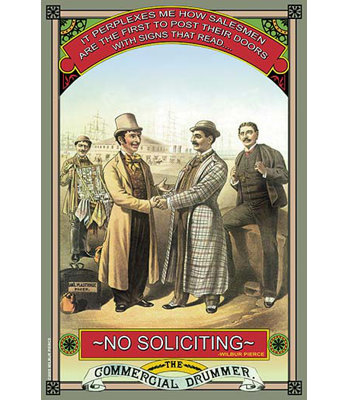 " No Soliciting " by Wilbur Pierce