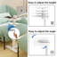 Table de lit pneumatique réglable 18,7 po avec roulettes-611927230