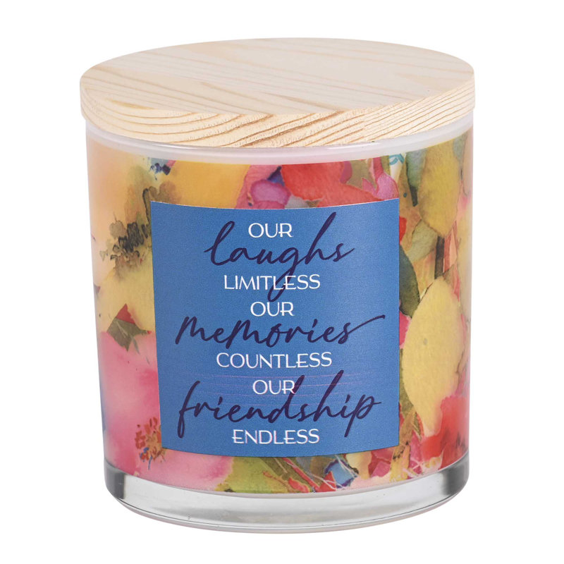 Soy Candle Laughs Memories Friendship