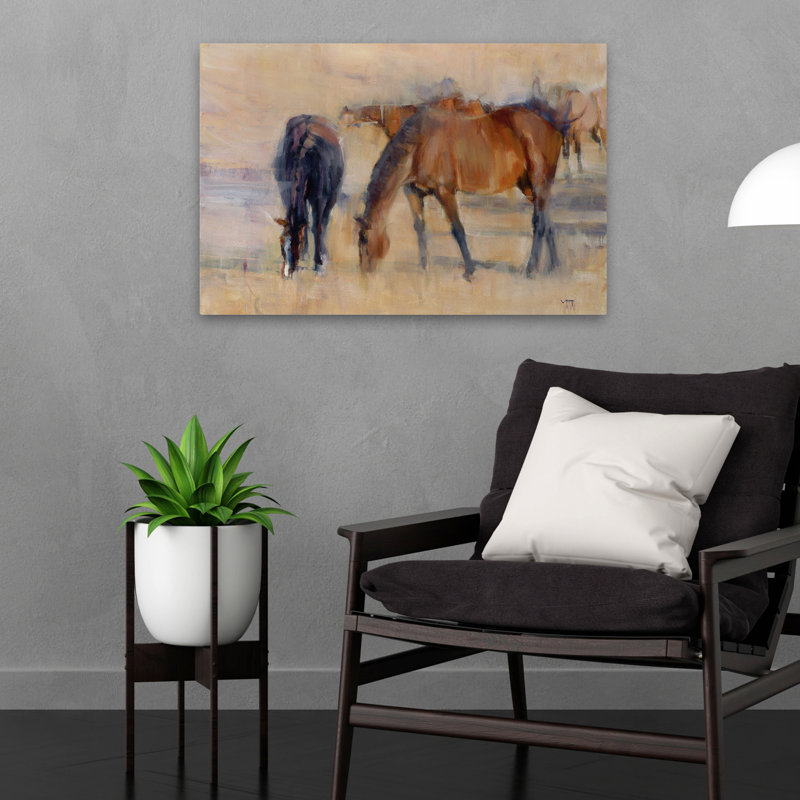 Kentucky Morning 1 - animaux, chevaux, H 16 po x l 24 po