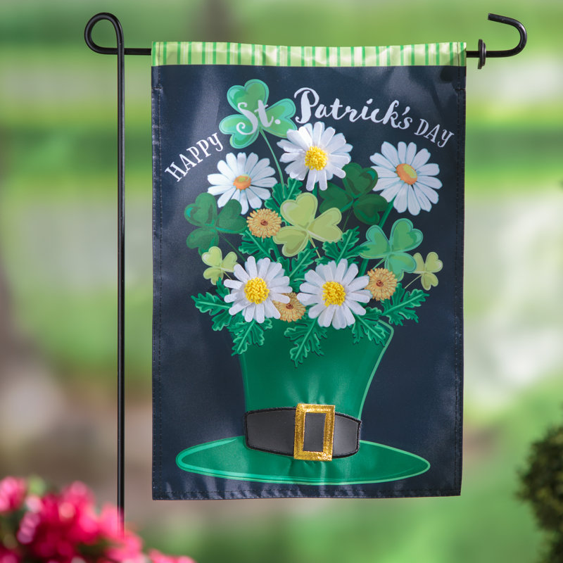 Drapeau de jardin Happy Hat