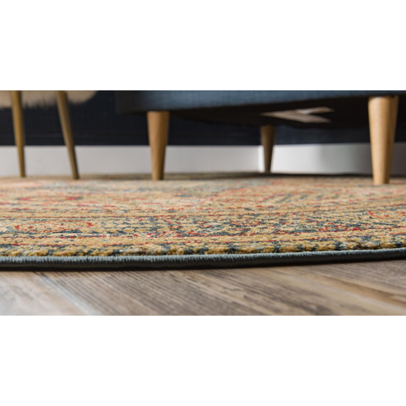 Palazzo Oriental Indoor Rug, Round 5'3"